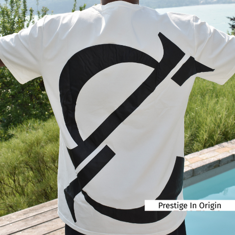 T-SHIRT WHITE LOGO Φ BACK